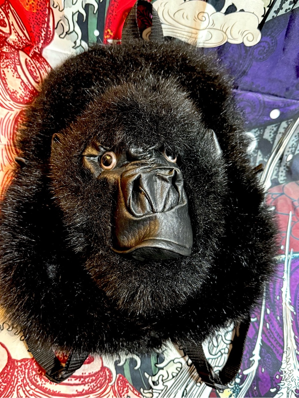 Vintage 90s Disney Mighty Joe Young Gorilla Backpack 🦍 ✨